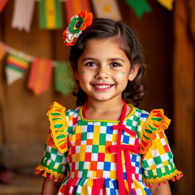 Festa junina infantil na Nordeste Confecções Kids em Sinop